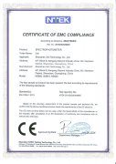 NS800 Spectrophotometer CE Certificates