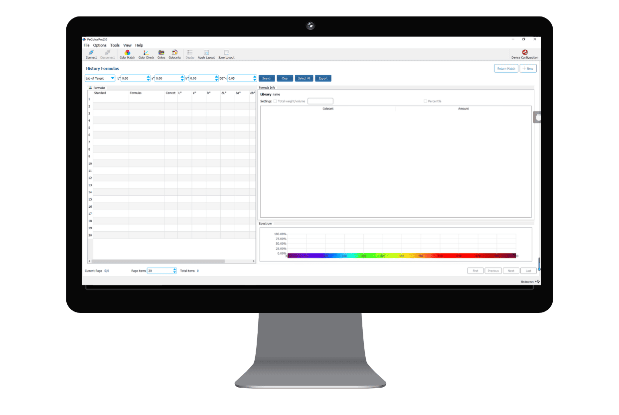 PeColor Color Matching Software
