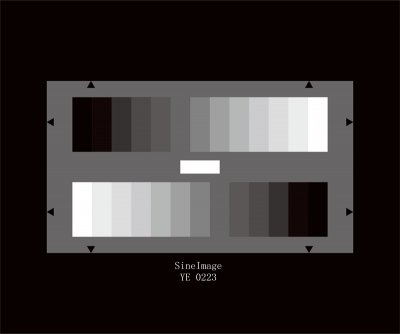 HDTV Gray Scale Test Chart